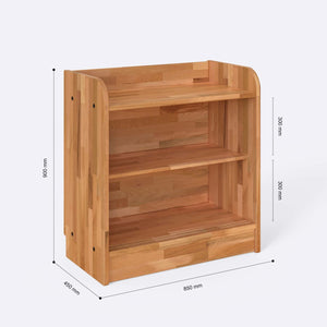 Pador Büfe 85 x 45 cm ölçülendirilmiş teknik görünümü, milimetre cinsinden genişlik, derinlik ve yükseklik