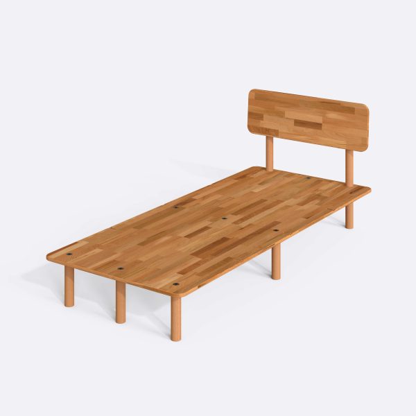 Nuala Tek Kişilik Karyola Yan Görünüm - Demontha Karyola