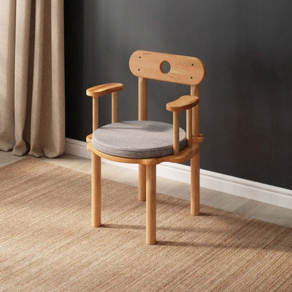 Novira Sandalye - Keten Gri