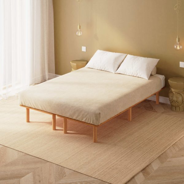 Beorn Çift Kişilik Karyola - Masif Kayın Ağacı Karyola | Demontha