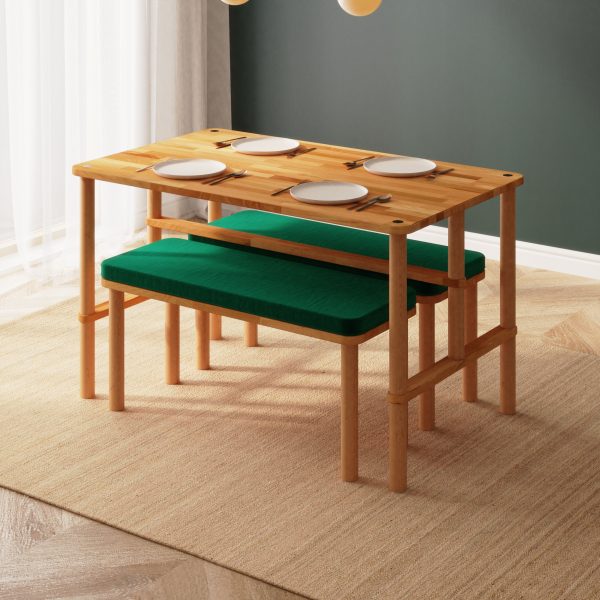 Reva Yemek Masası ve Bench Takımı - 130 x 78