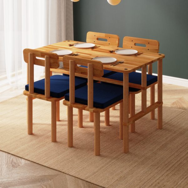 Reva Yemek Masası ve Sandalye Takımı - 130 x 78