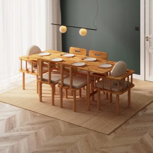 Lugh Yemek Masası ve Sandalye Takımı - 190 x 78