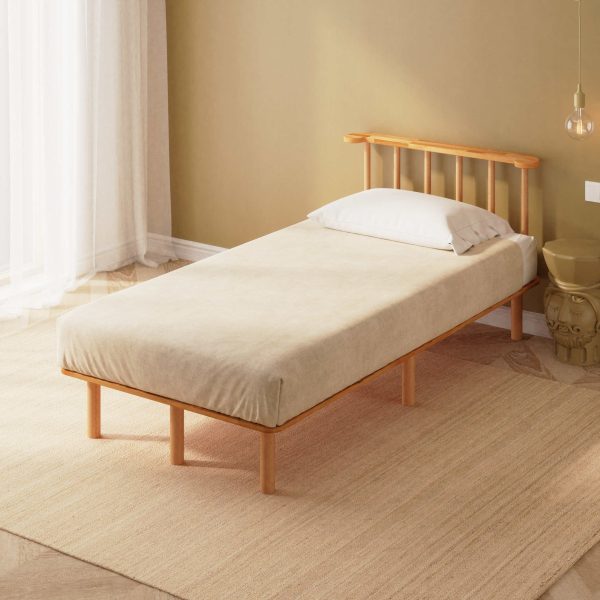 Lore Tek Kişilik Karyola - Masif Kayın Ağacı Karyola | Demontha