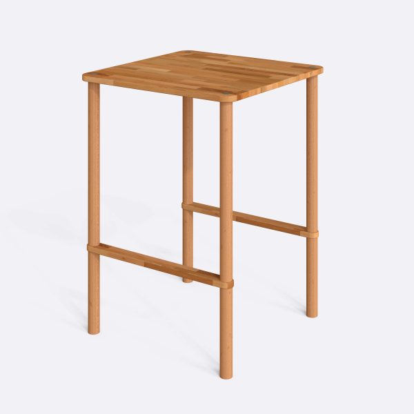 Gisa Bar Masası Yan Görünüm - Demontha Yemek Masası