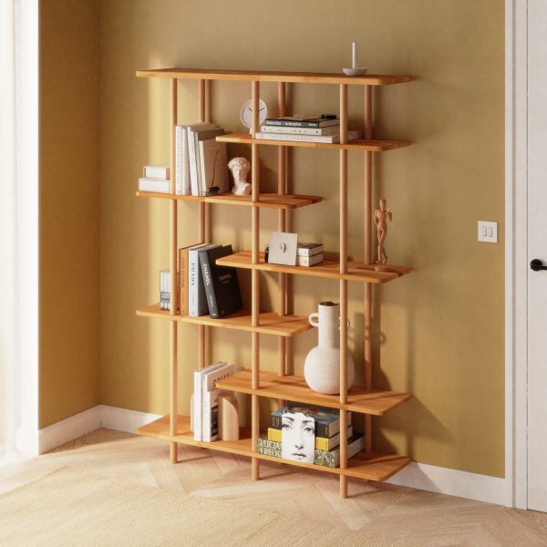 Goria 7 Raflı Kitaplık - 120 x 28