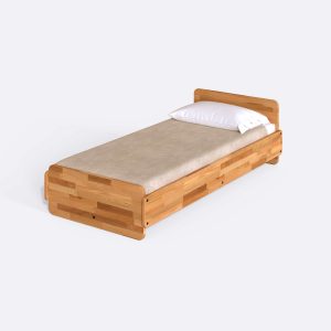 6388-2A Rory Tek Kişilik Karyola Detay - Masif Ahşap Karyola