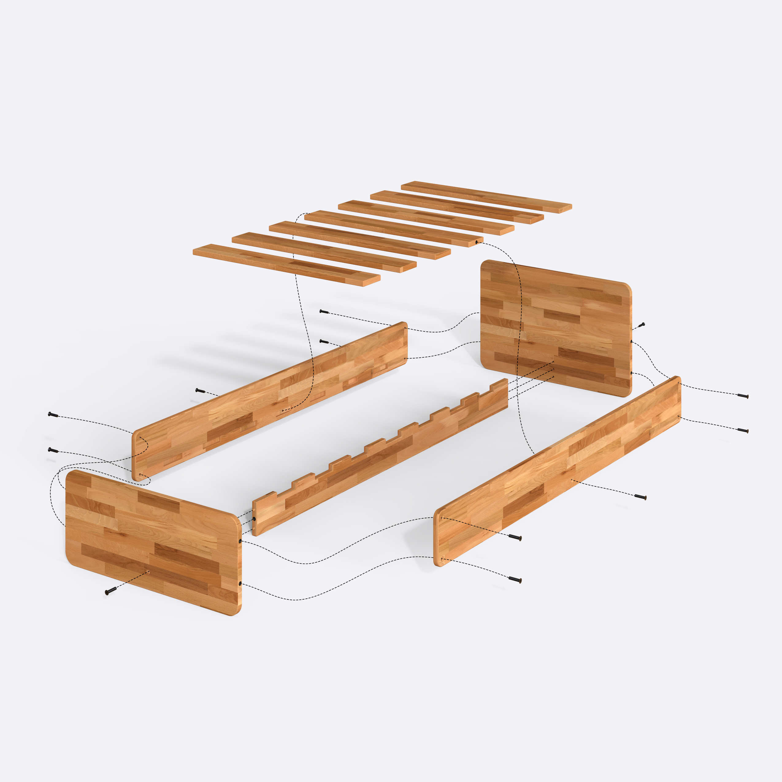 Rory Tek Kişilik Karyola Görsel 5 - Demontha Karyola
