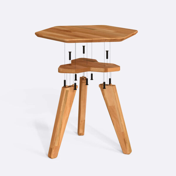 Yase Altıgen Sehpa - Modern Sehpa Tasarımları