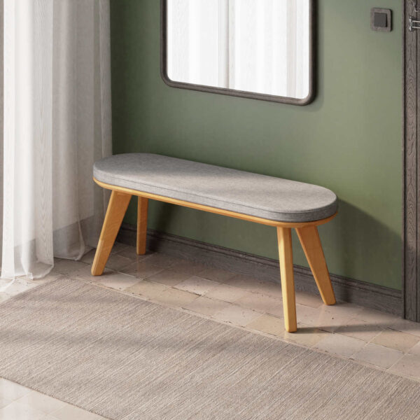 Yase Bench - 120 x 38 - Keten Gri