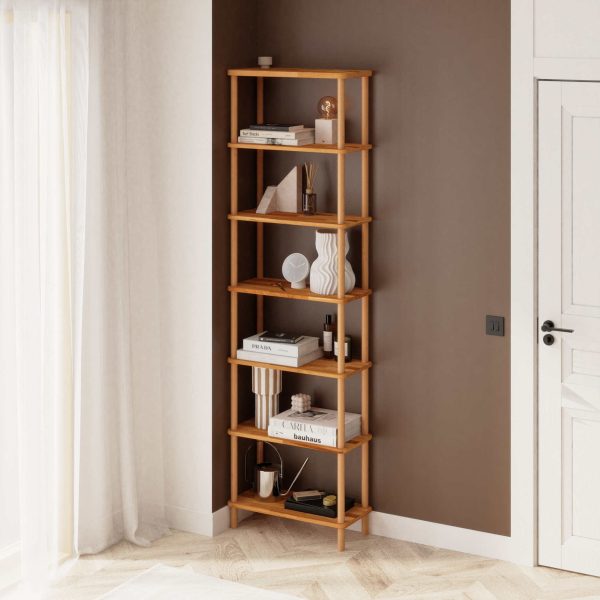 7 Raflı Kitaplık - 60 x 28