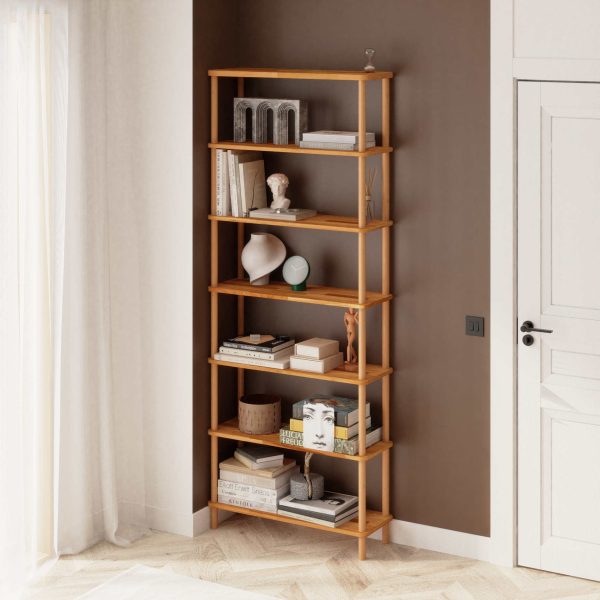 7 Raflı Kitaplık - 80 x 28