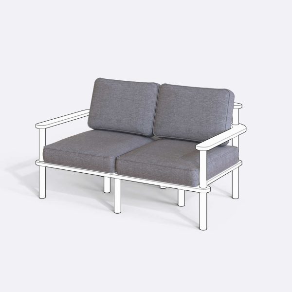 Bral İkili Koltuk Kılıfı (Süngersiz)