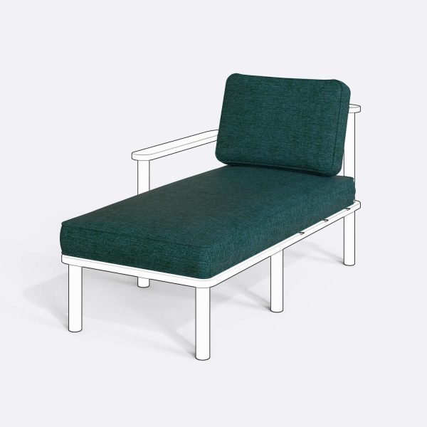 Bral Sağ - Sol Uzanma Koltuğu Kılıfı (Süngerli)