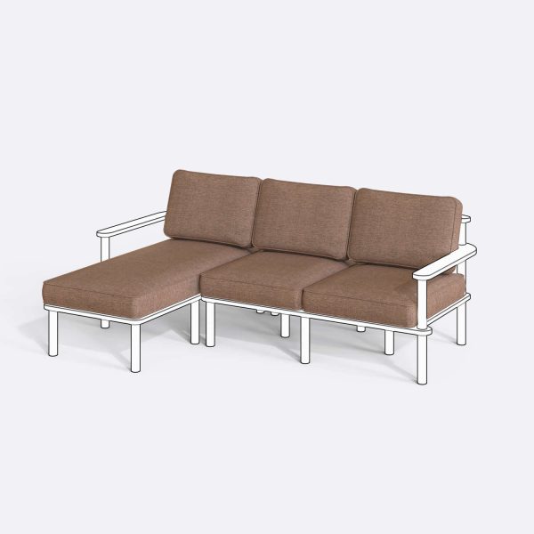 Bral İkili Sağ - Sol Köşe Koltuk Kılıfı (Süngerli)