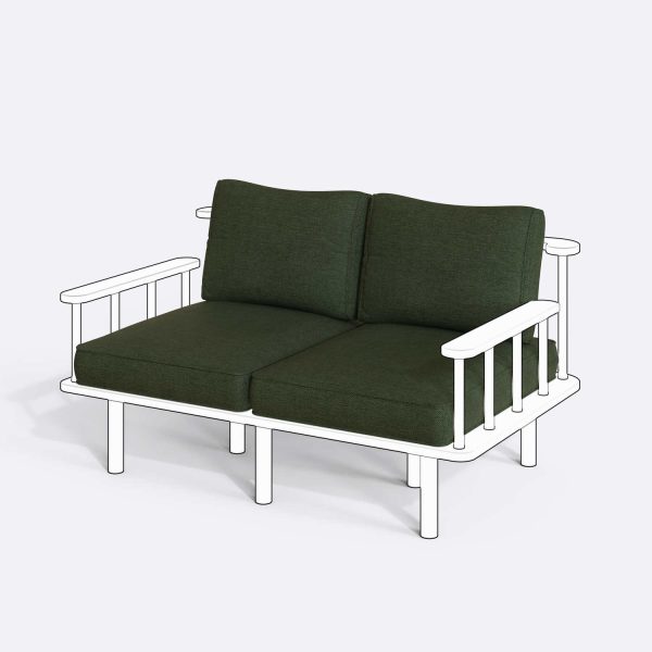 Lore - Camren İkili Koltuk Kılıfı (Süngersiz)