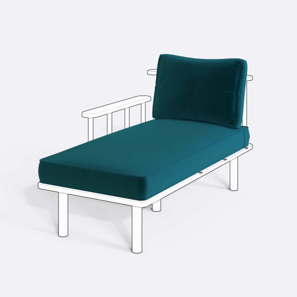 Lore Sağ - Sol Uzanma Koltuğu Kılıfı (Süngersiz)