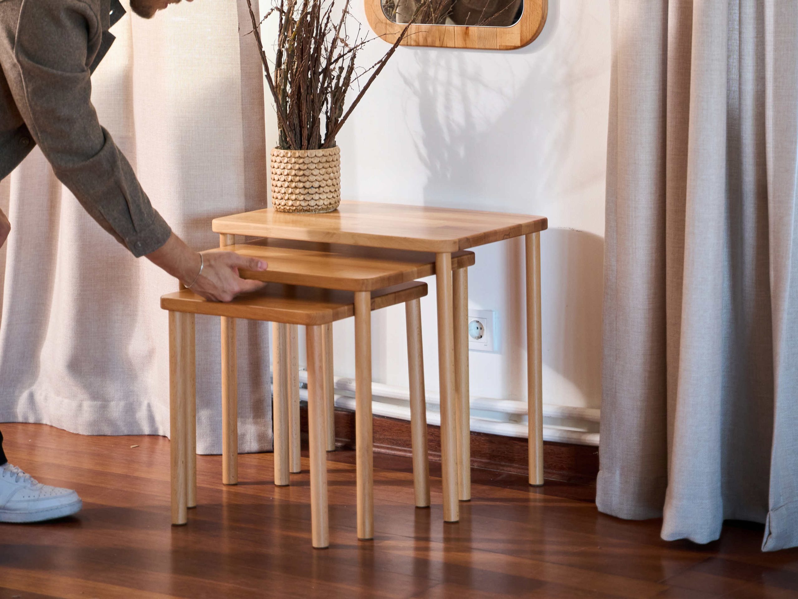 Kesret zigon sehpa oturma odası dekorasyon